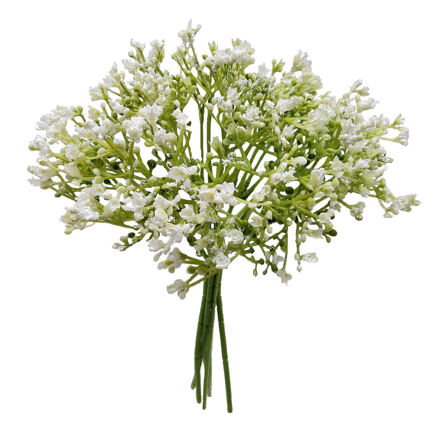 12 Inch Artificial Baby'S Breath Flower Pick, White Color. Indoor Use.