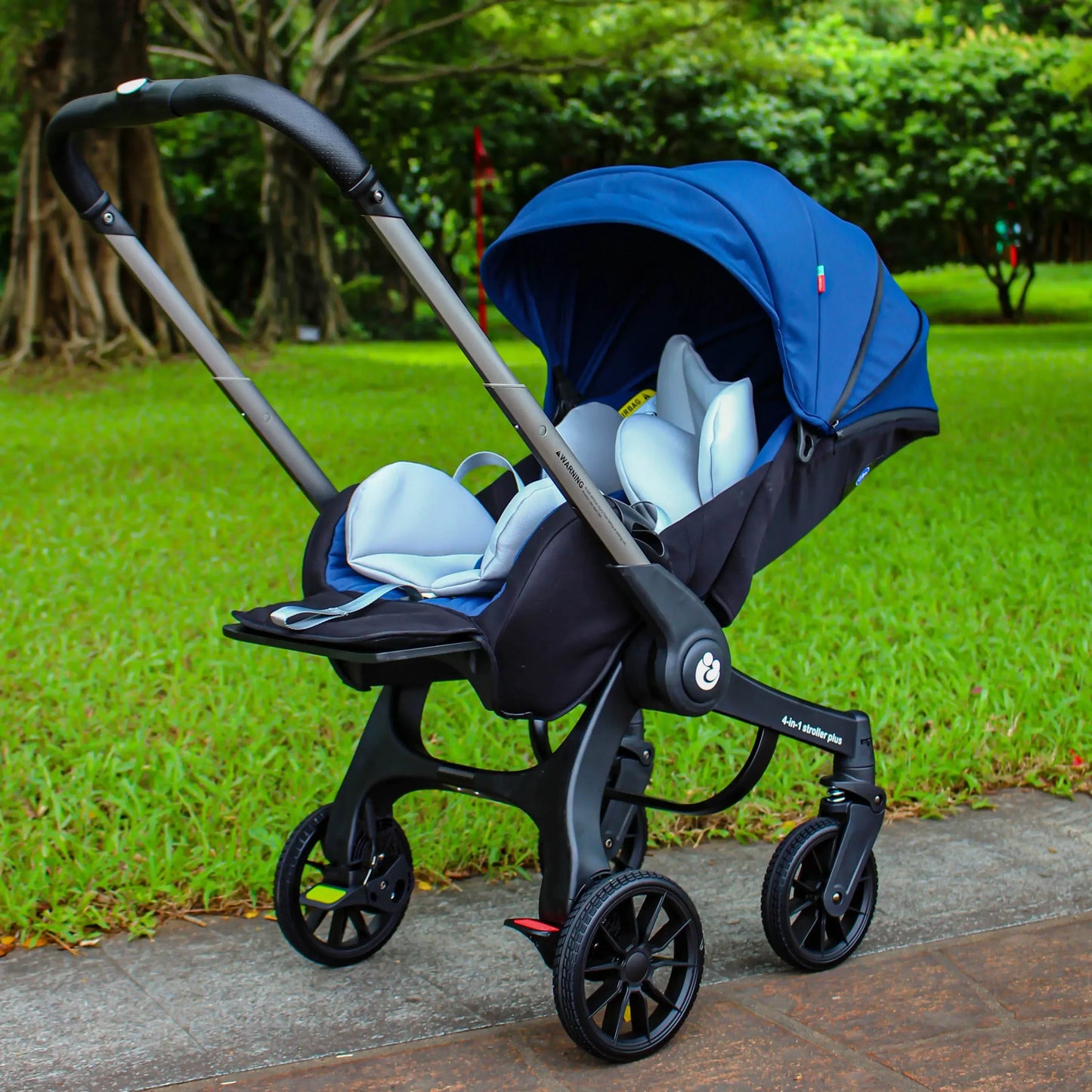 New Baby Stroller 4In1 Multifunctional Newborn Baby Carriage 3In1 Stroller Foldable Basket Type Seat