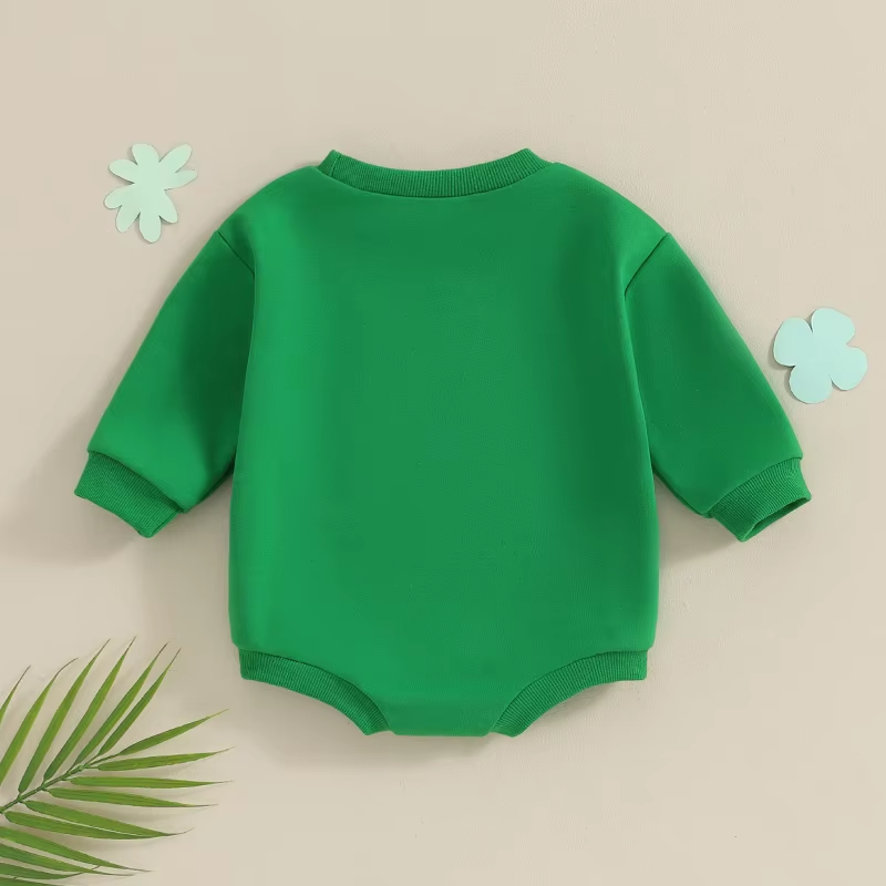 Toddler Baby Boy Girl St Patrick S Day Outfits Saint Patricks Day Sweatshirt Romper Lucky Charm Clothes