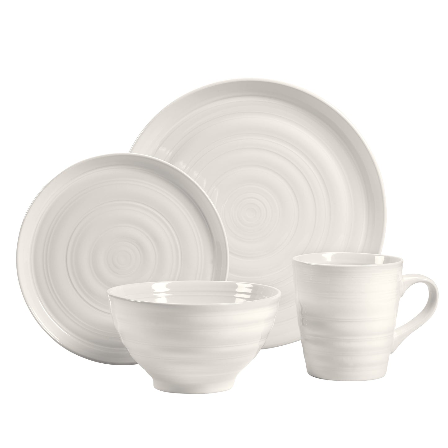 Farmhouse 16-Piece Dinnerware Set, Yellow