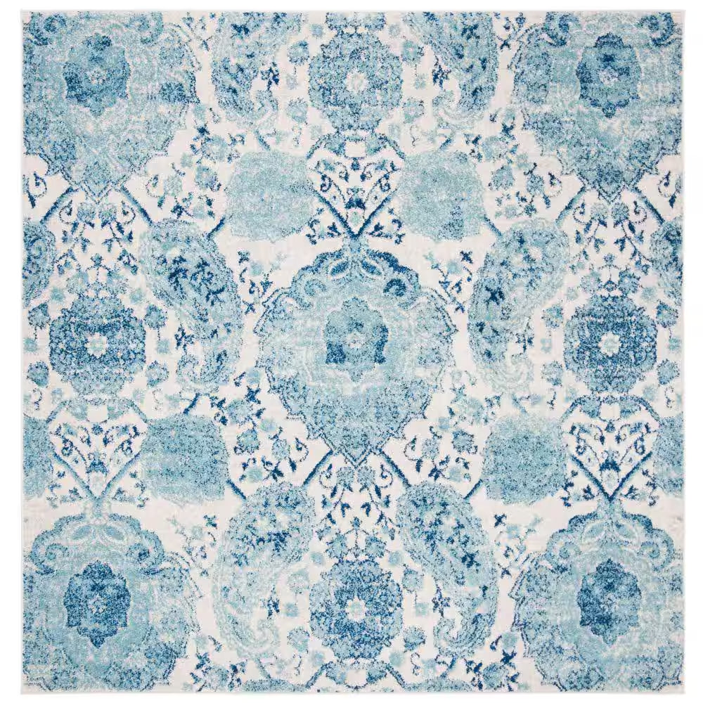 Madison Cream/Light Gray 9 Ft. X 12 Ft. Border Area Rug