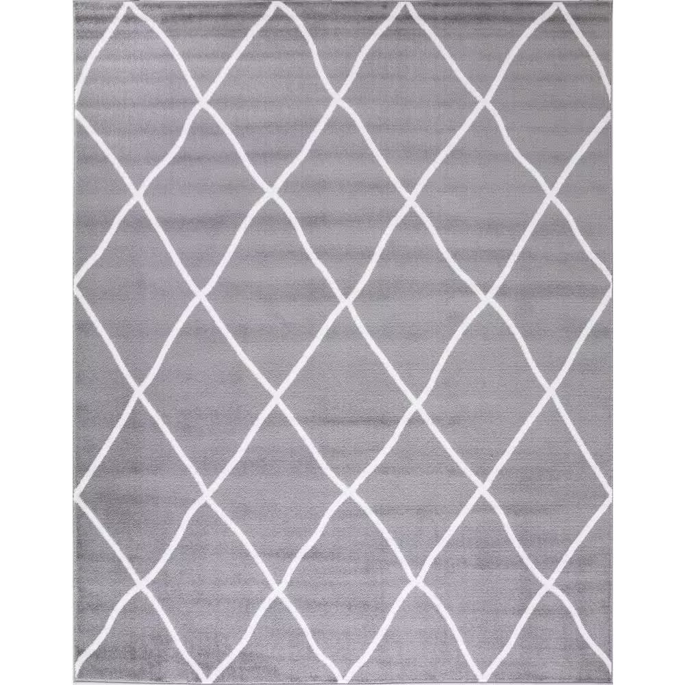 Madison Collection Diamond Ivory 3 Ft. X 4 Ft. Area Rug