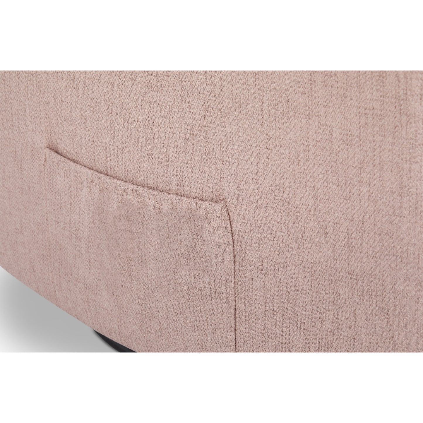 Faye Glider Recliner, Swivel Glider, Easy Assembly, Rose, Nursery Glider