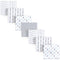 Unisex Baby Cotton Flannel Receiving Blankets, Boy Feathers 7-Pack, One Size