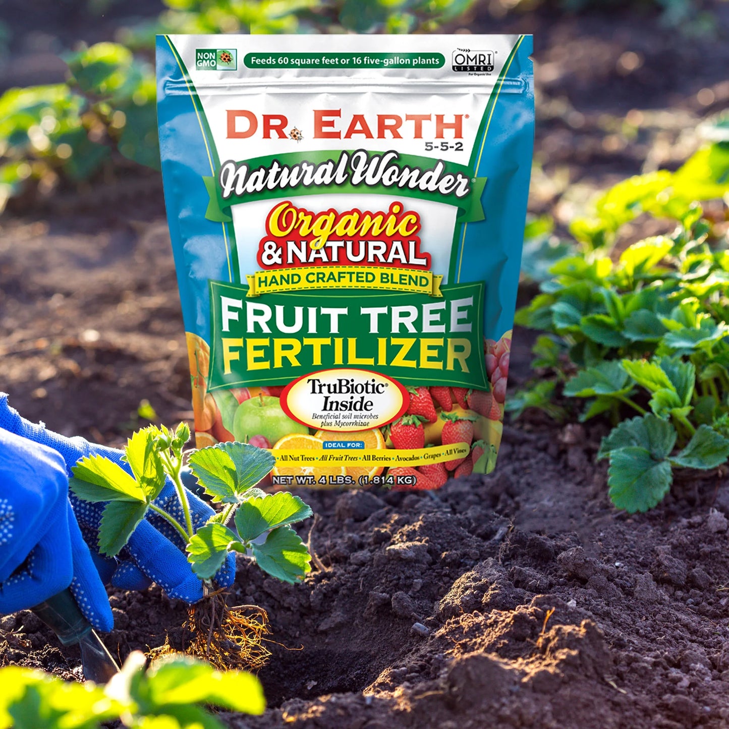 Natural Wonder Premium Fruit Tree Fertilizer 5-5-2, 4 Lb.