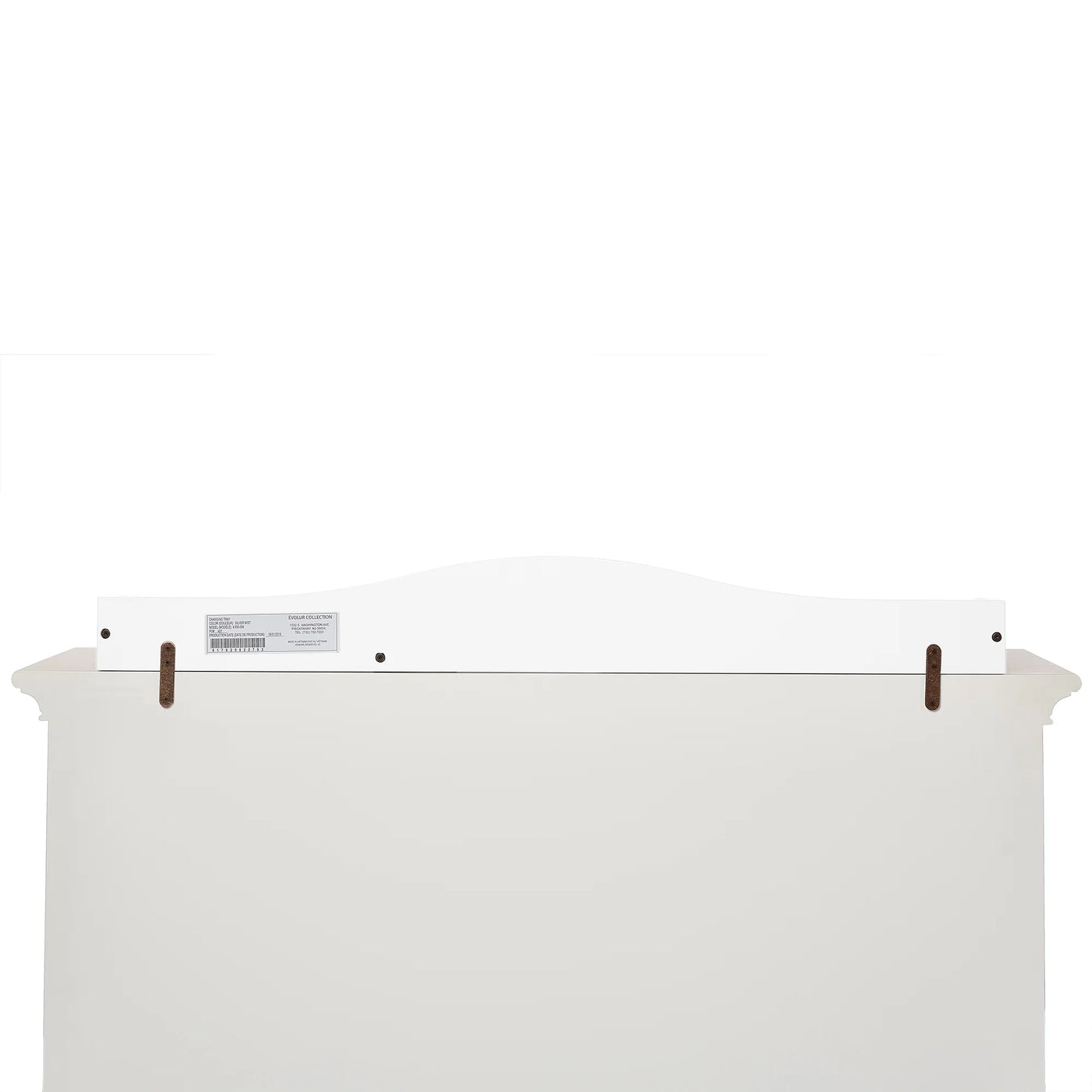 Foldable Tray Diaper Changing Table, Frost
