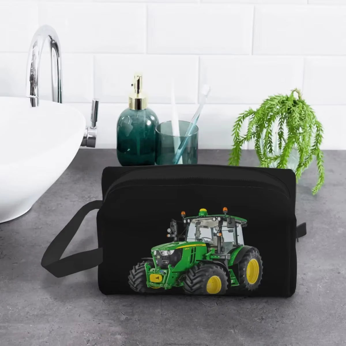 Travel Tractor Toiletry Bag Portable Makeup Cosmetic Organizer for Women Beauty Storage Dopp Kit Box