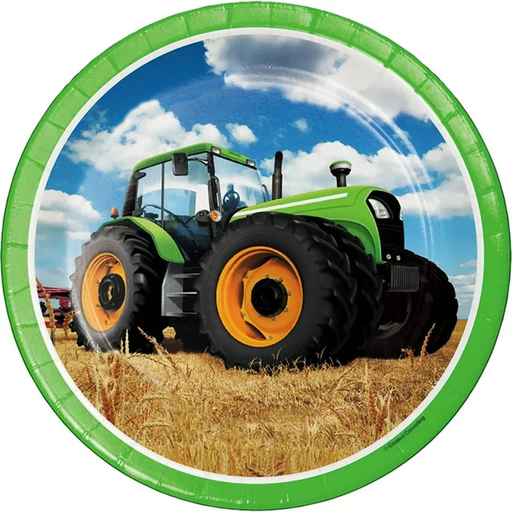 Tractor Time 18 Inch Mylar-Foil Balloon (5/Pkg) Pkg/1