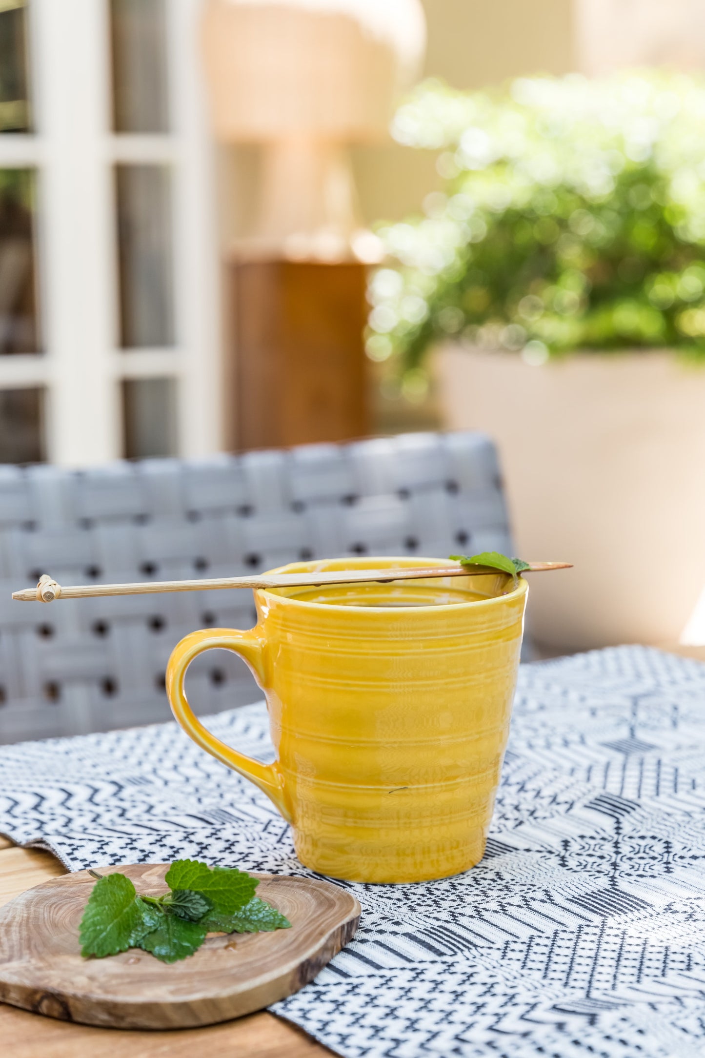 Farmhouse 16-Piece Dinnerware Set, Yellow
