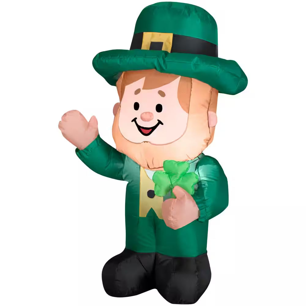 3.5 Ft. Airblown Inflatable Leprechaun