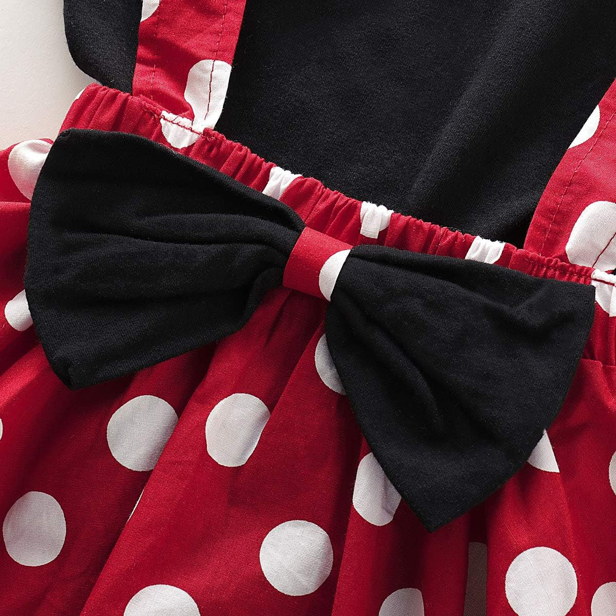 Polka Dots Tutu Costume for Baby Girl Princess 1St Birthday Party,Dress up W/Overall Suspender Skirt,Headband