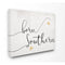 The Stupell Home Decor Collection Born Southern Yellow Bees Script Typography Oversized Stretched Canvas Wall Art, 24 X 1.5 X 30