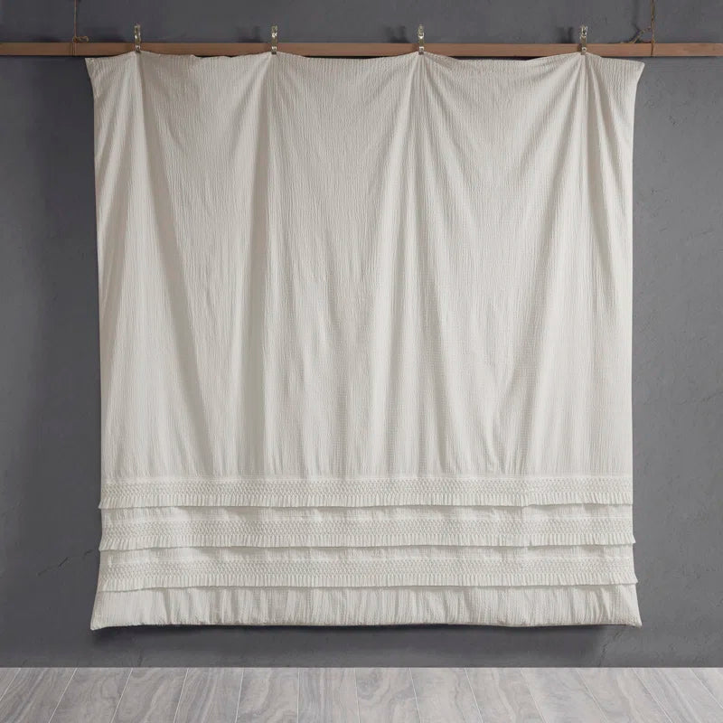 Hugo 3 Piece Cotton Seersucker Comforter Set