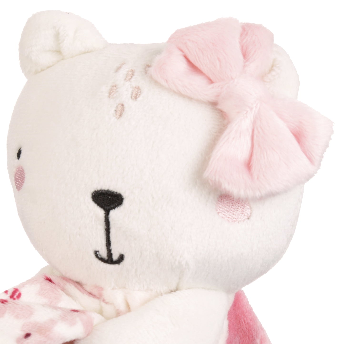 by Gerber Baby & Toddler Girl or Boy Plush Security Blanket, Pink Bear