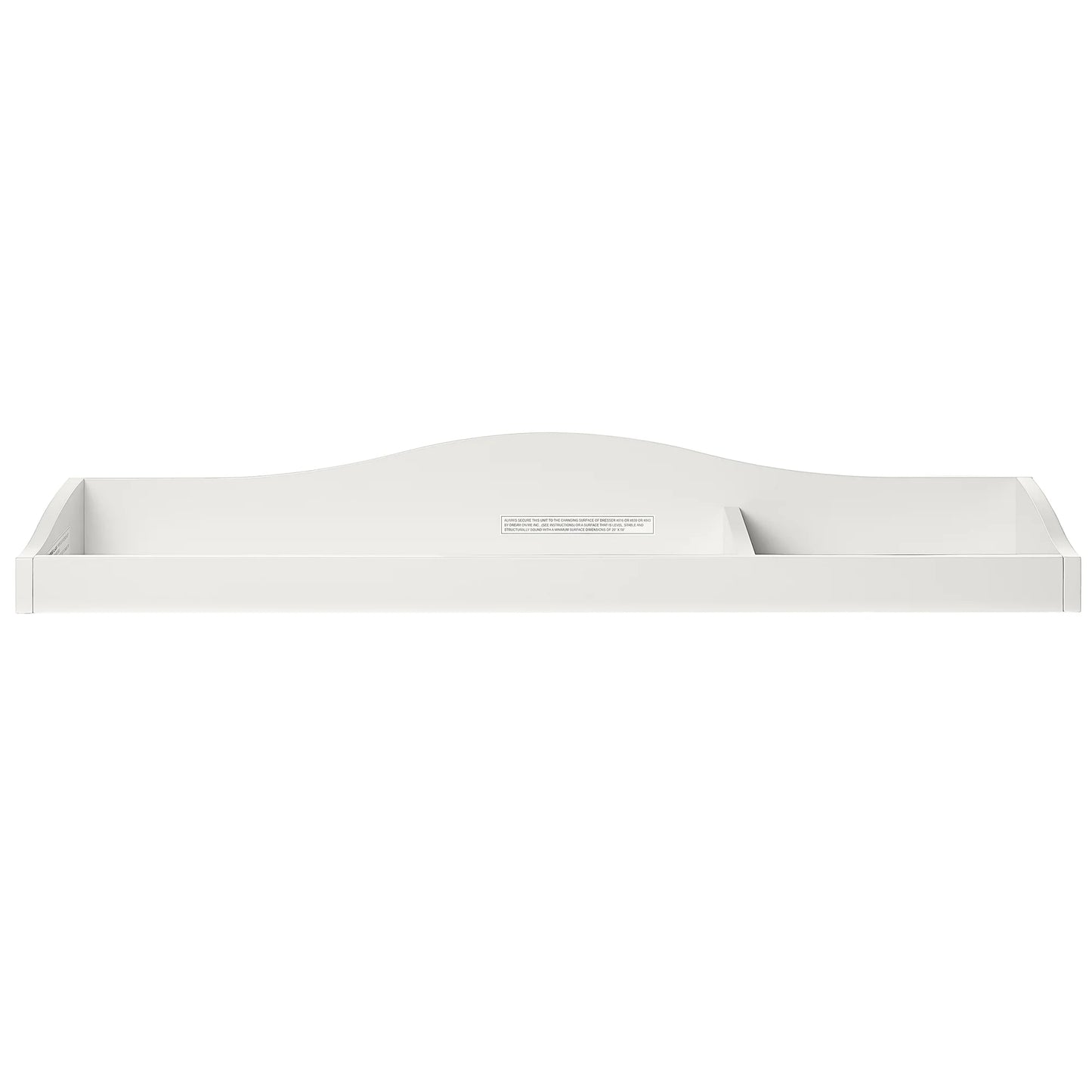 Foldable Tray Diaper Changing Table, Frost