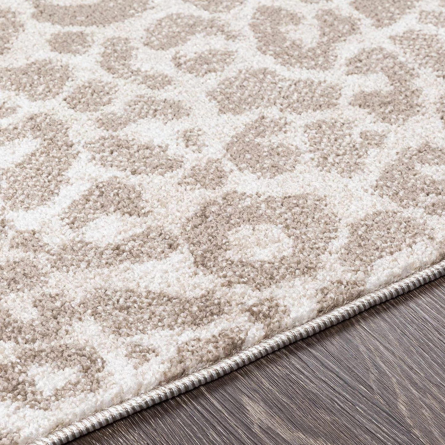 Bonhill Modern Animal Print Area Rug for Living Room, Bedroom, Dining Room - Bohemain Leopard Print Carpet - Tan, Terracota, Brown, Beige, Ivory - 7'10" X 10' (8X10)
