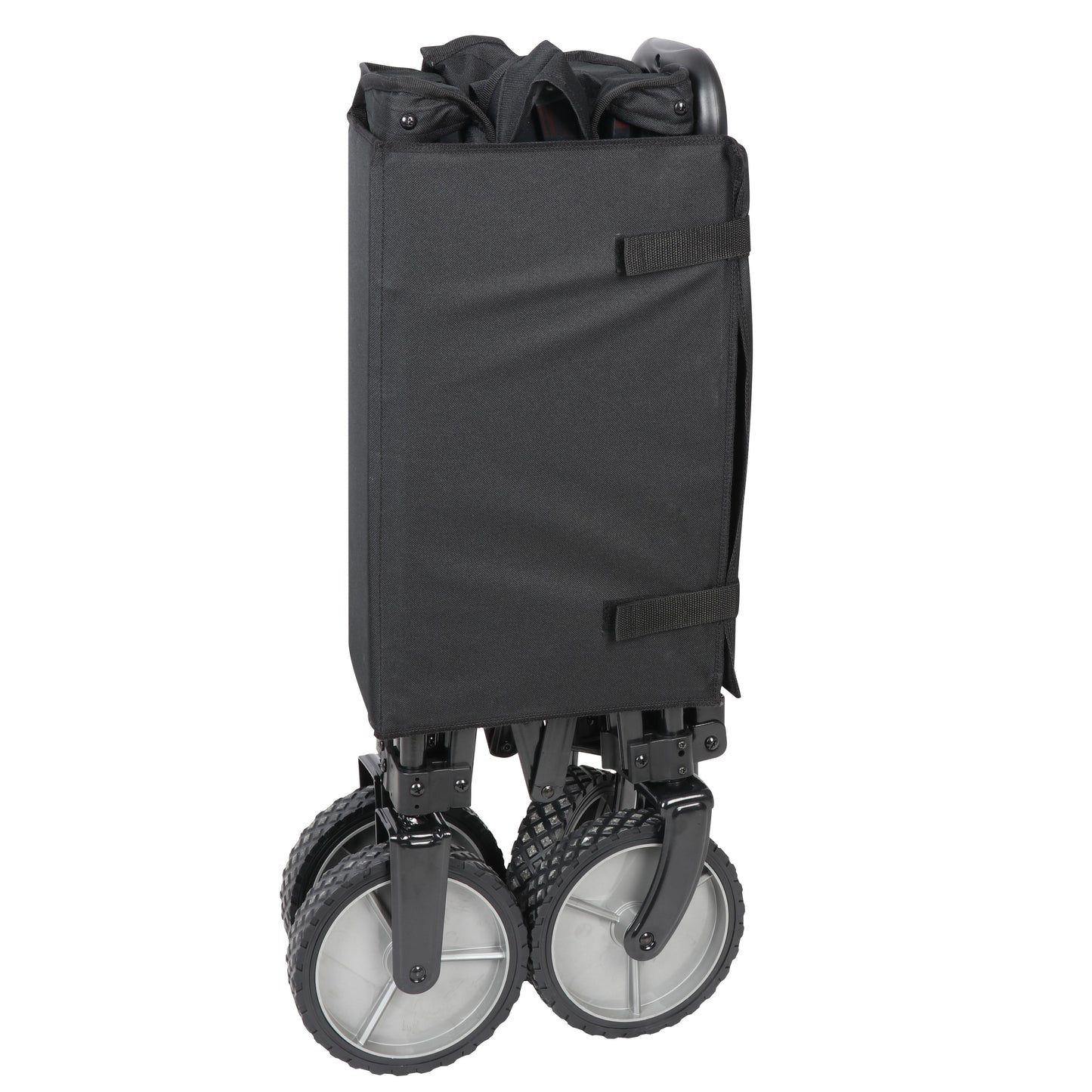 Multi-Purpose Big Bucket Cart, Black Wagon, Height 24"