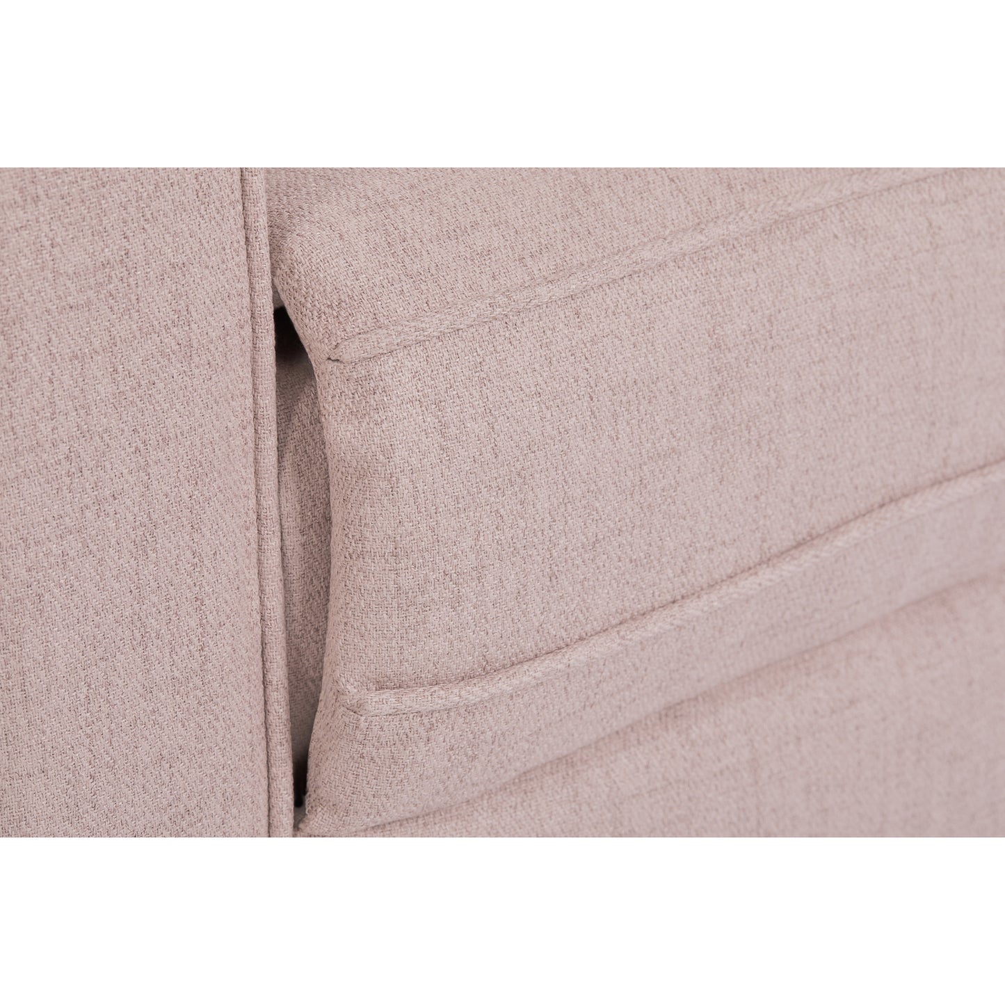 Raleigh Glider Recliner Rose with High Backrest Support, Durable Polyester Fabric
