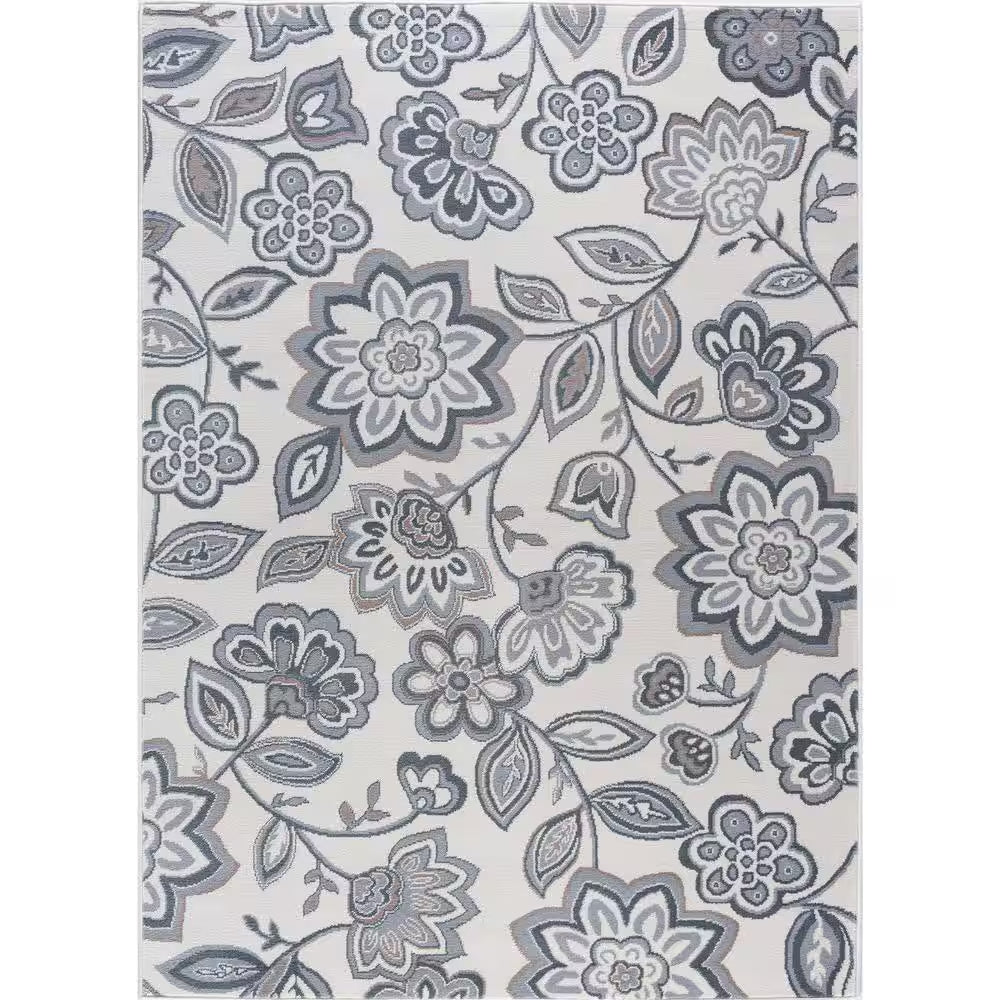 Madison Floral Cream 2 Ft. X 3 Ft. Indoor Area Rug