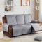 Waterproof Recliner Sofa Cover, Non-Slip Reclining Couch Covers for 1, 2 & 3 Seater, Recliner Couch Cover Furniture Protector with Elastic Straps for Pets, Kids