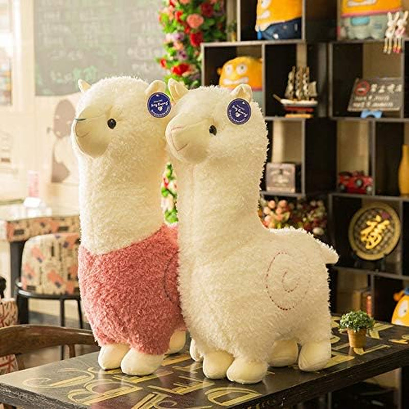 Alpaca Plush Toy, Llama Stuffed Animal Large 18" Doll Plushie Hug Pillow Soft Fluffy Cushion Super Christmas Valentine Gift, Birthday