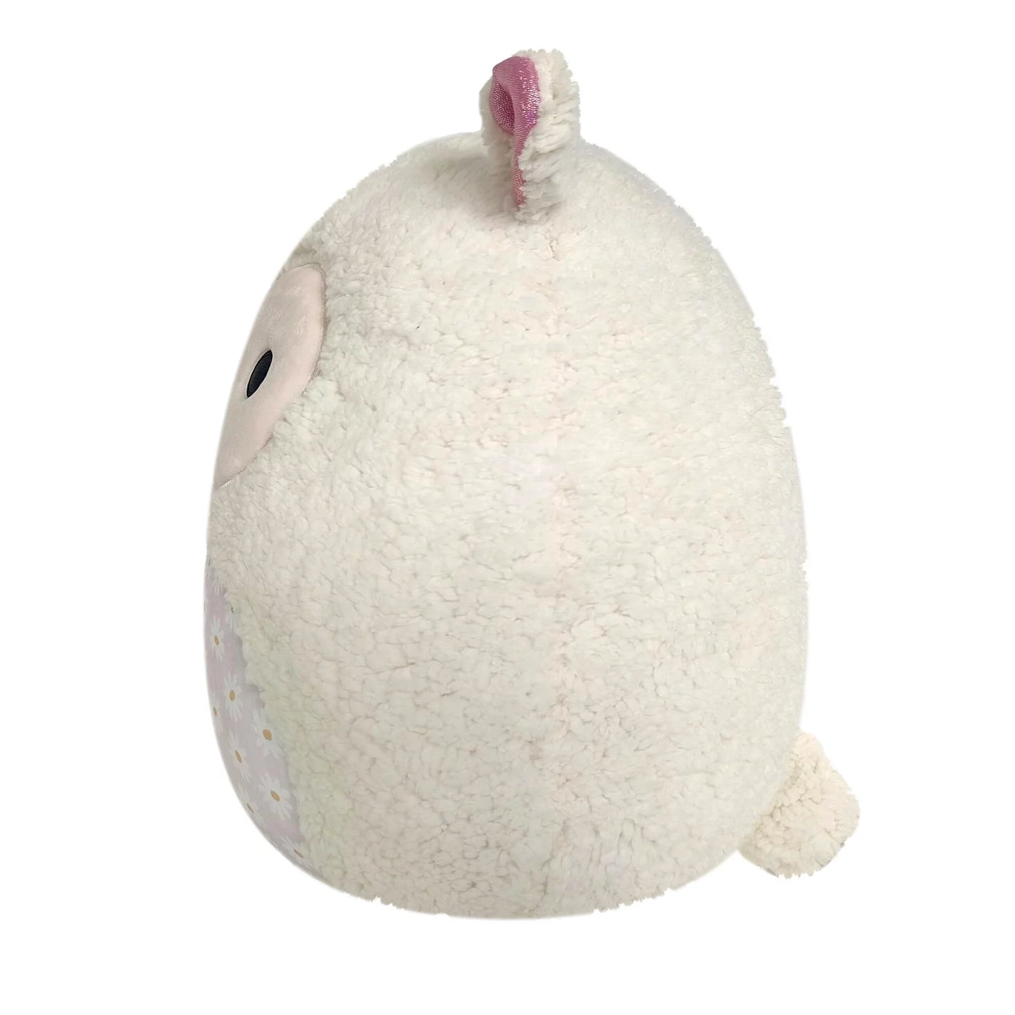 14 Inch Sophie the Cream Lamb with Daisy Flower Bell Pattern - Child'S Ultra Soft Plush Toy