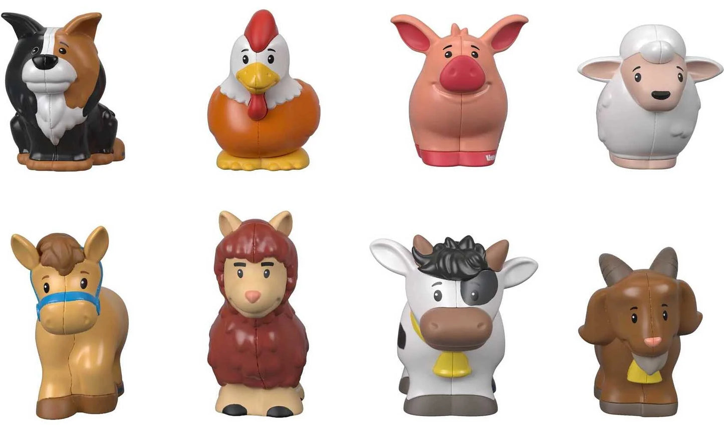 Farm Animal Friends 8-Piece Figure Set for Toddlers