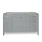A061S-Bc Cambridge 60" Single Free Standing Vanity Cabinet Only - Grey