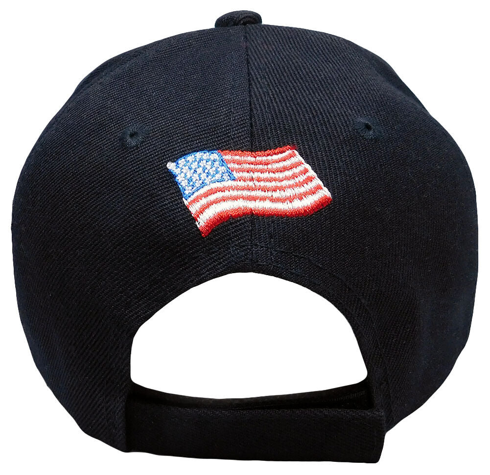 New Adjustable Trump 2024 Embroidered Hat Baseball Cap Black US