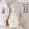 Ceramic Easter Bunny Tree Decoration with LED Lights Holiday Collectible Figurines Fireplace Table Farmhouse Spring Home Decor