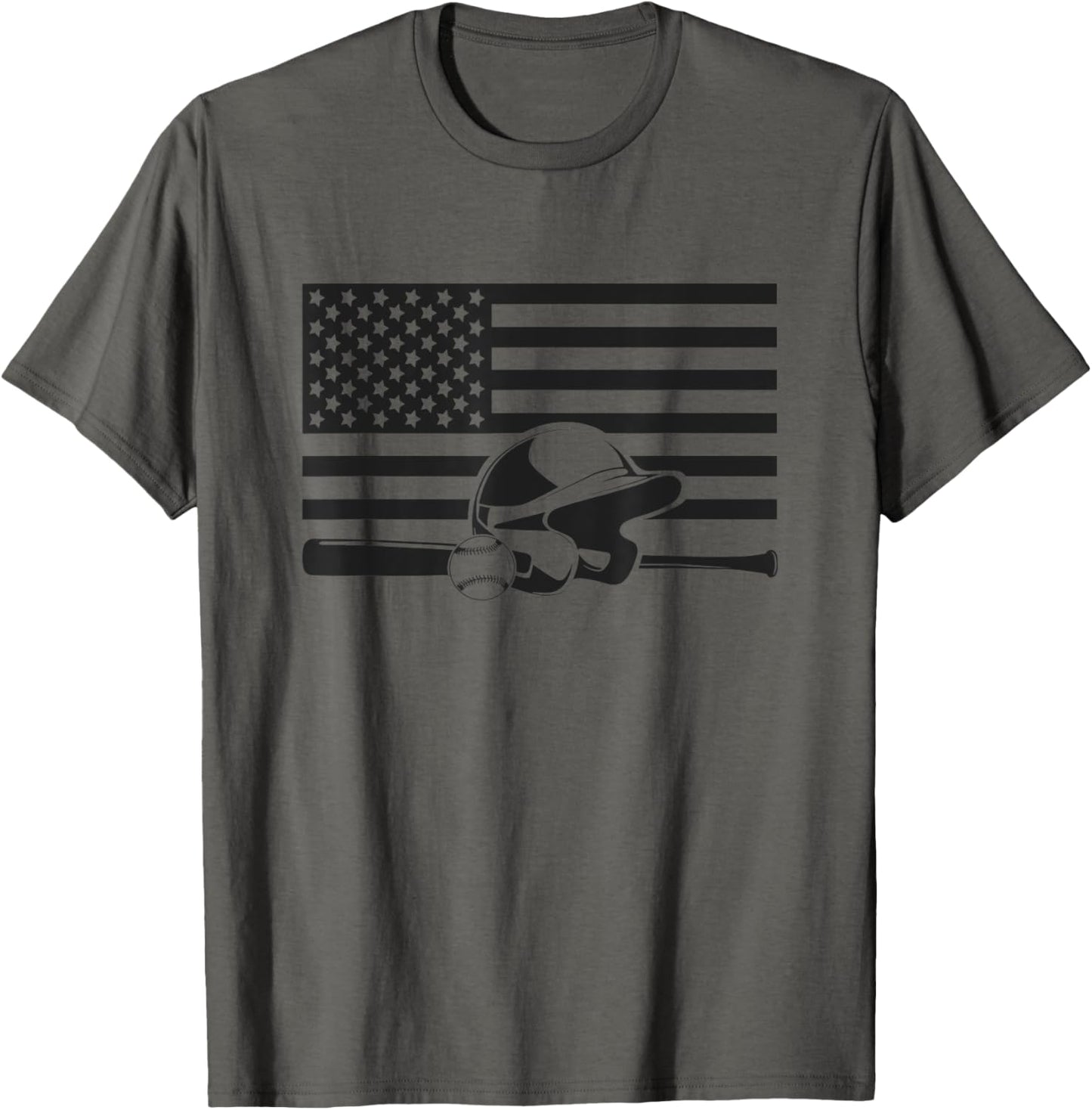 American Flag Baseball Apparel - Baseball T-Shirt
