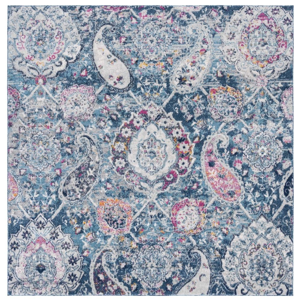 Madison Cream/Light Gray 4 Ft. X 6 Ft. Border Area Rug