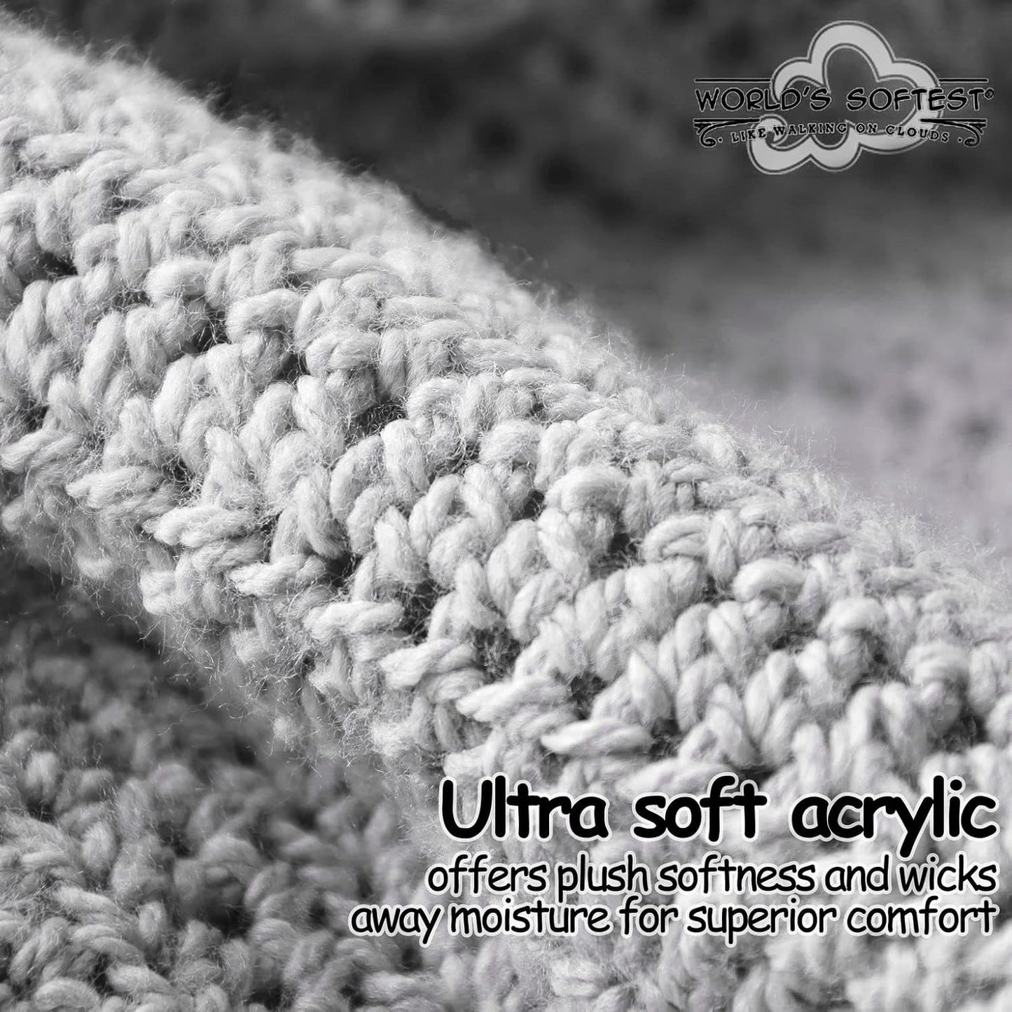 Classic Crew Socks - Ultra Soft Crew Socks for Women and Men