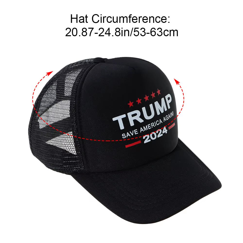 Black Trump 2024 Caps Sports Baseball Cap Trump Supporters Hat