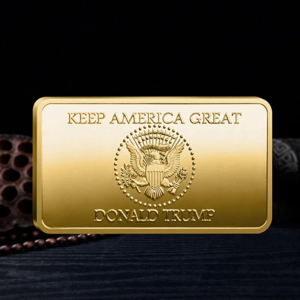 Donald Trump Gold Coin, Gold Plated Collectable Coin and Case Included, 45Th President, Certificate of Authenticity Official