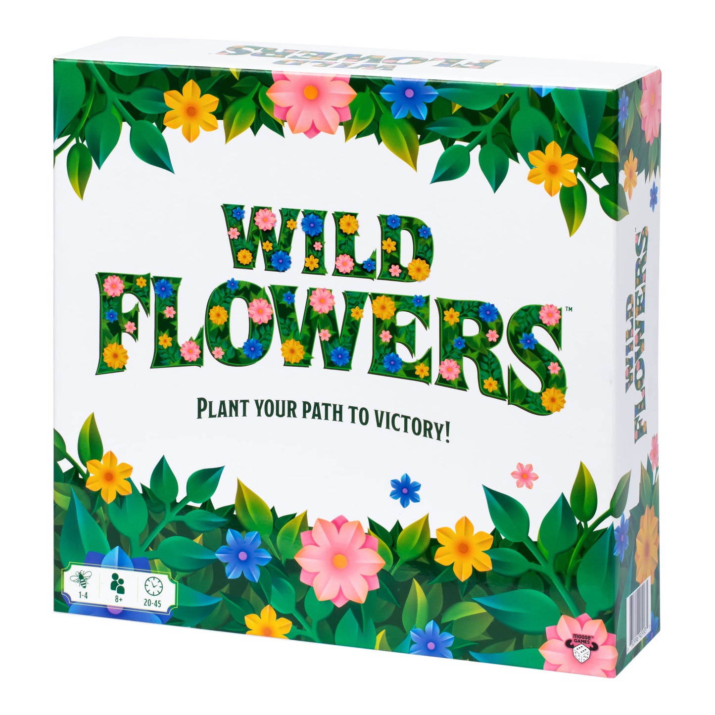 Wild Flowers Family Fun Strategy Game, Ideal for Solo Play, and 1 to 4 Players Aged 8+