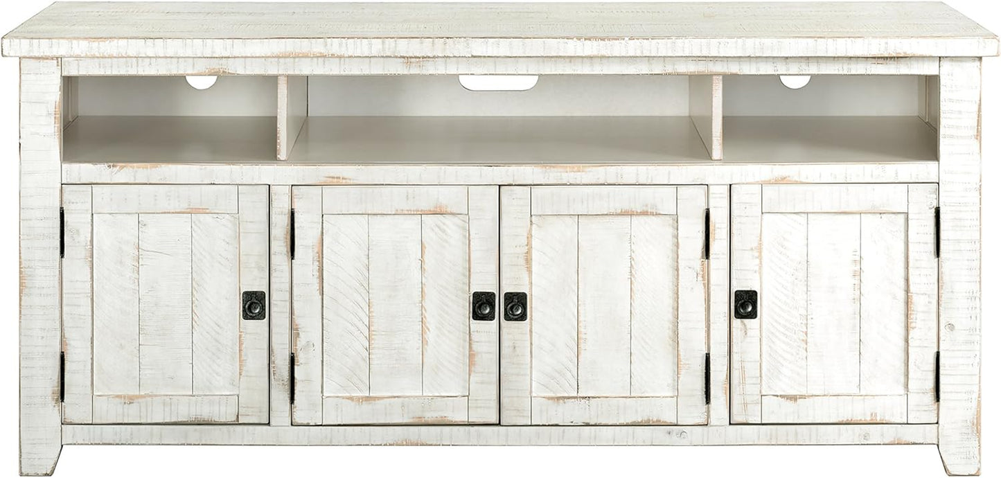 Nantucket 65" TV Stand, Antique White