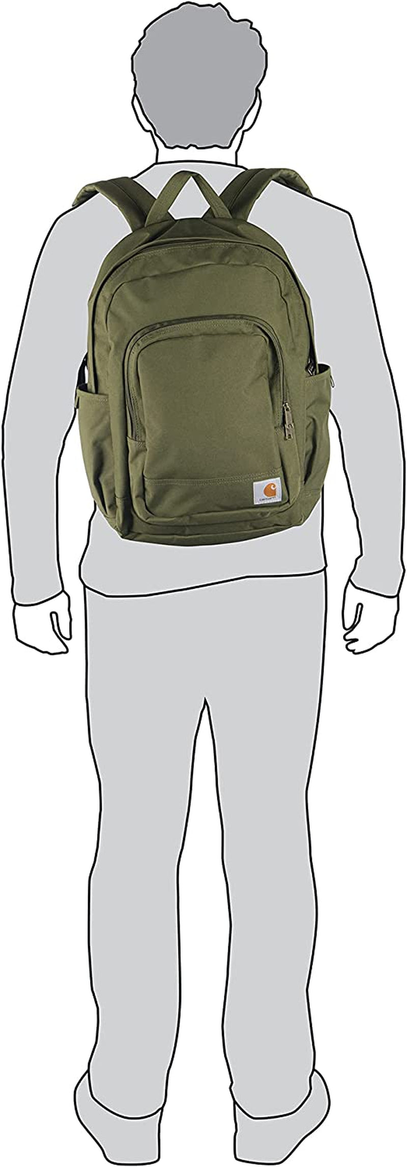 25L Classic Backpack, Durable Water-Resistant Pack with Laptop Sleeve, Black, Contains PFAS