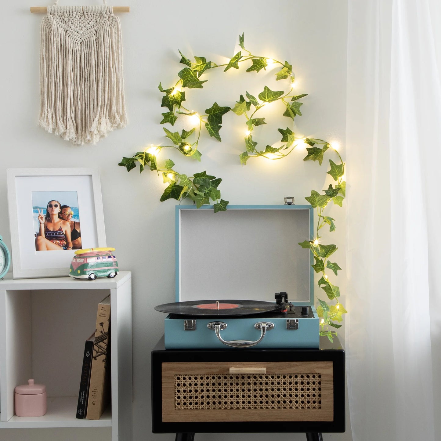 7 Ft. Ivy String Lights (Battery Operated, Warm White LED, Indoor Use)