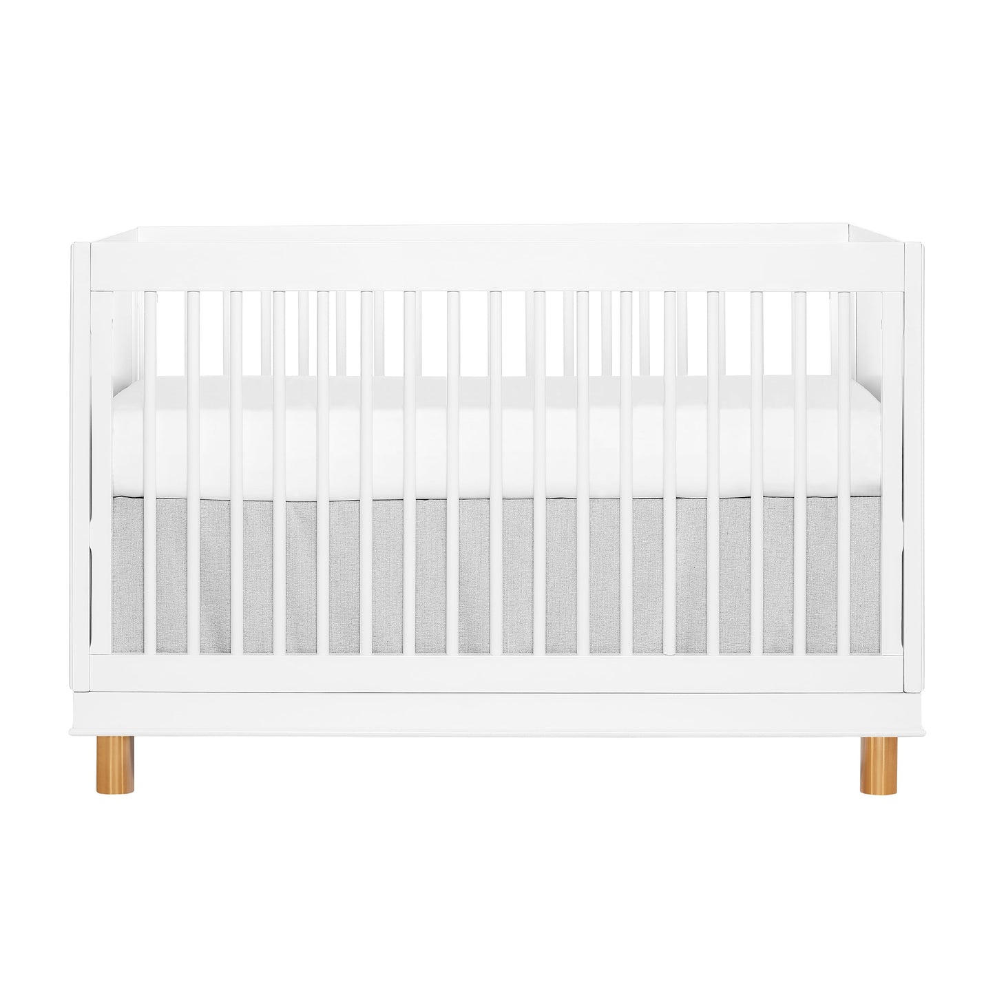 Art Deco Crib in White/Gold