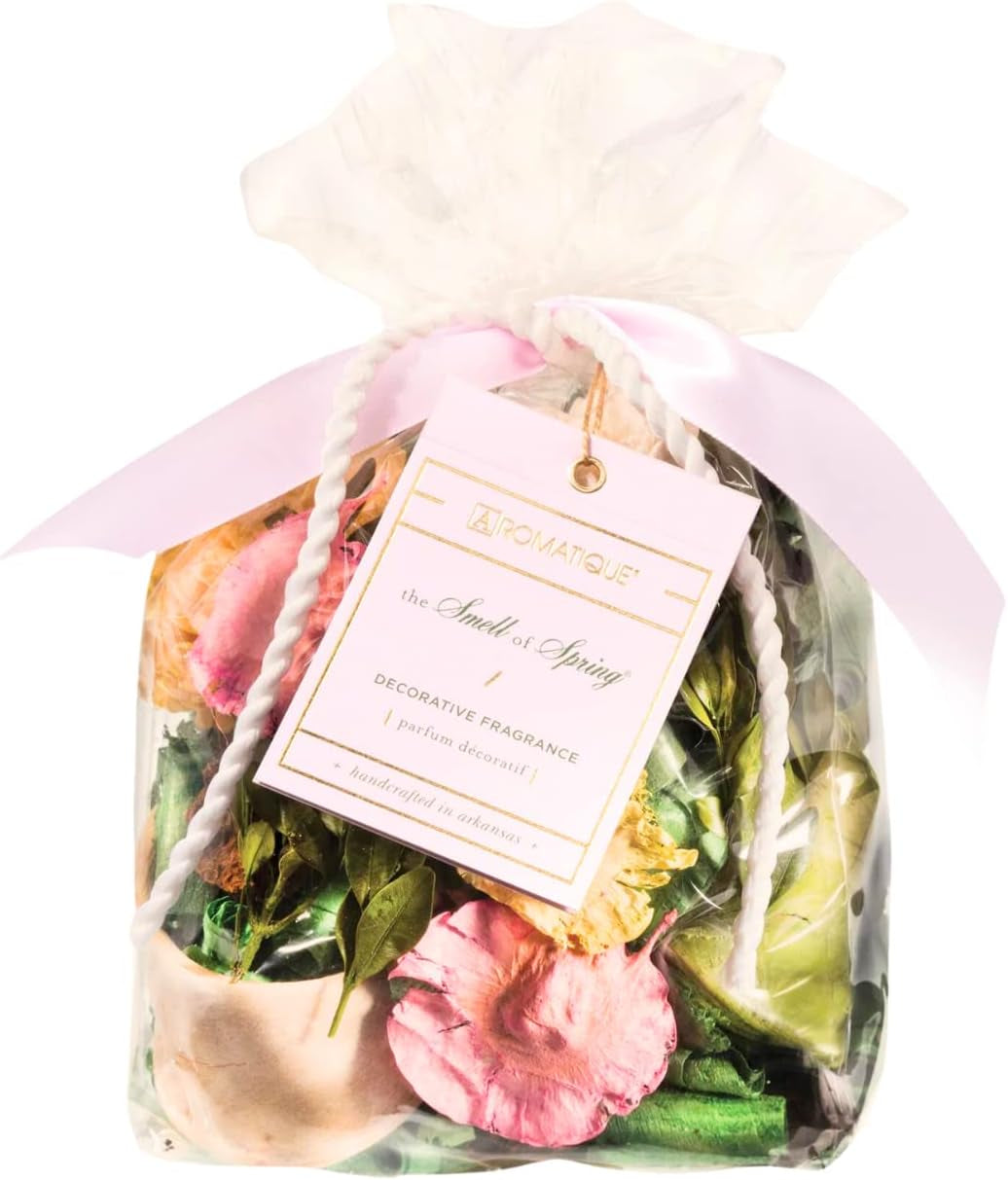 Smell of Spring Scented Potpourri Bag 6Oz - Decorative Centerpiece Home Fragrance Decor Sachet Botanicals, Long Lasting Room Air Freshener Deodorizer Catchall Bowl Filler Decoration Gifts