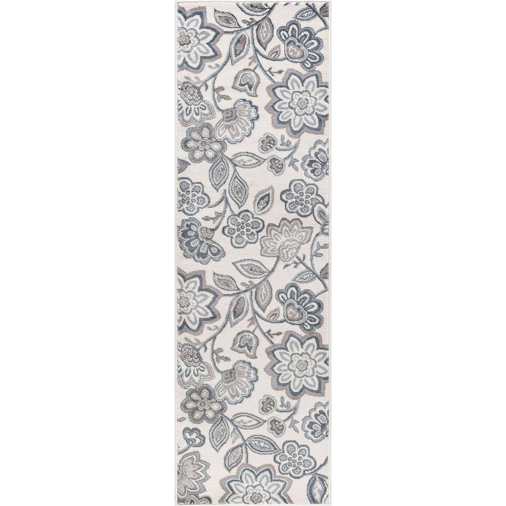 Madison Floral Cream 5 Ft. X 7 Ft. Indoor Area Rug