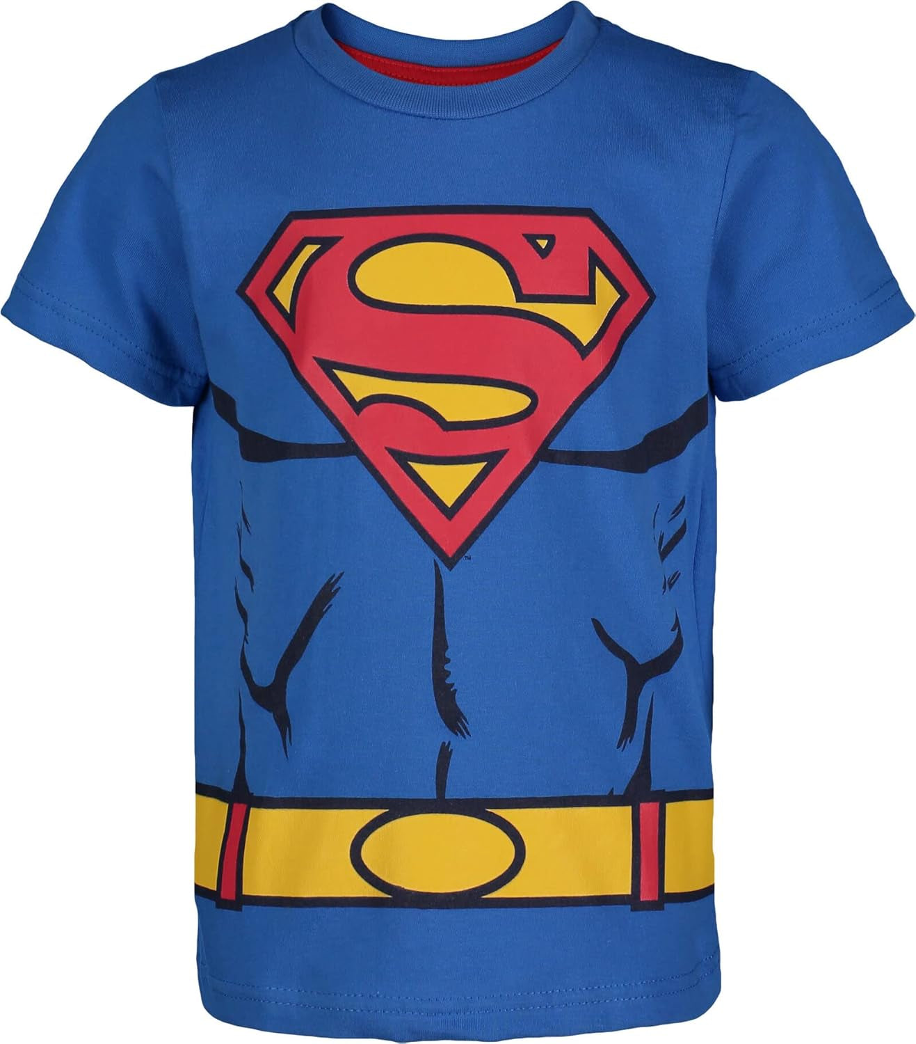 Justice League the Flash Green Lantern Superman Aquaman Batman 5 Pack Boys Graphic T-Shirts Toddler to Big Kid