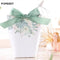 Wedding Favors Upscale Candy Boxes Green Flowers Gift Box Party Chocolate Box Ribbon Three Designs