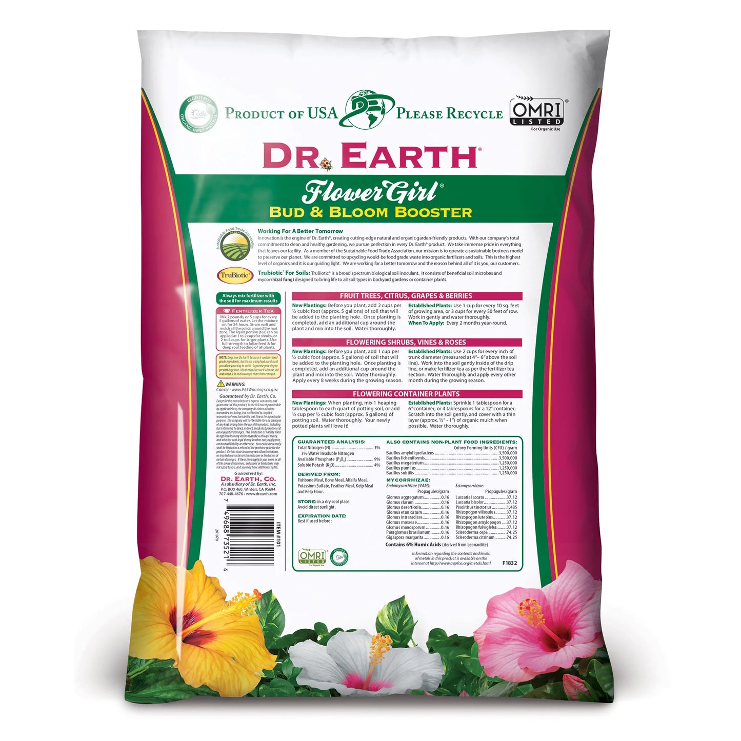 Flower Girl Premium Bud & Bloom Booster Plant Food, 3-9-4 Fertilizer, 12 Lb.