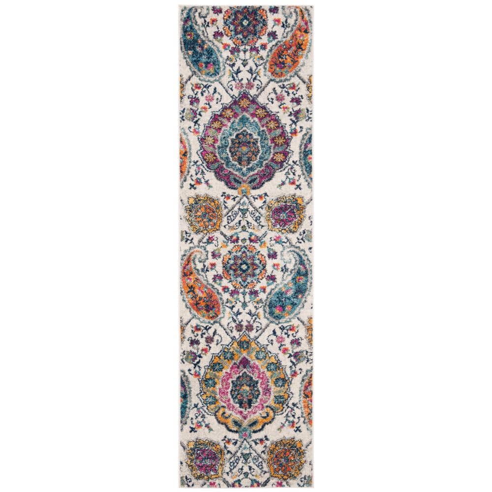 Madison Cream/Light Gray 5 Ft. X 8 Ft. Border Area Rug