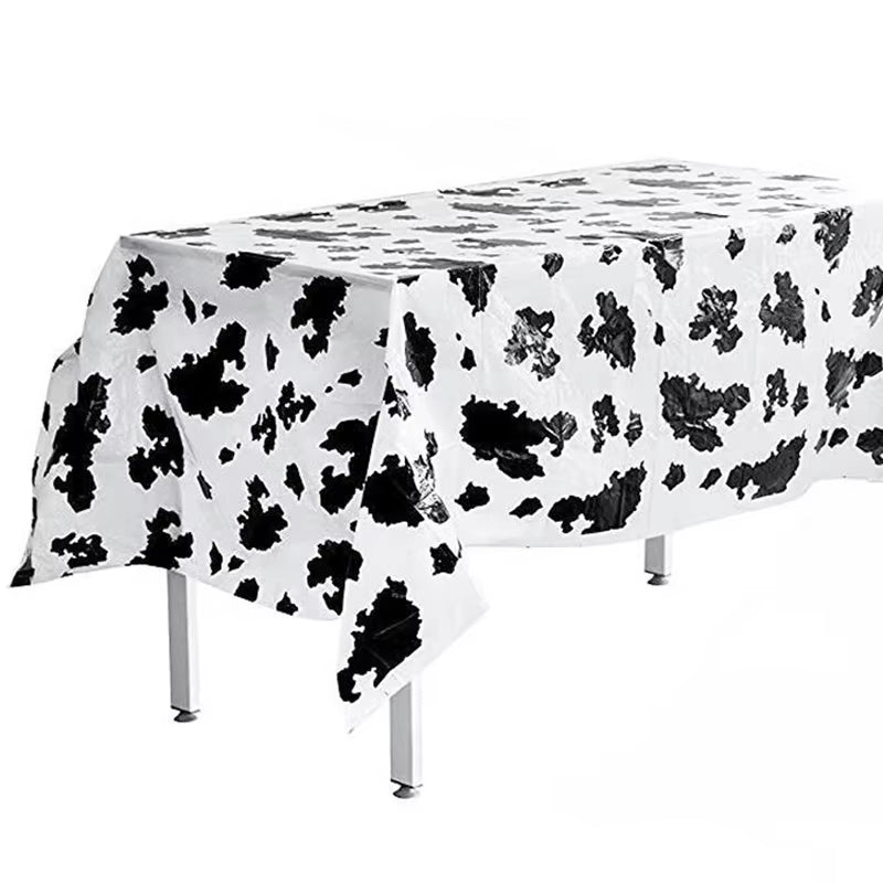 Farm Cow Theme Birthday Party Disposable Cup Plate Tablecloth Animal Cow Balloons Baby Shower Wedding Decoration Kids Favors