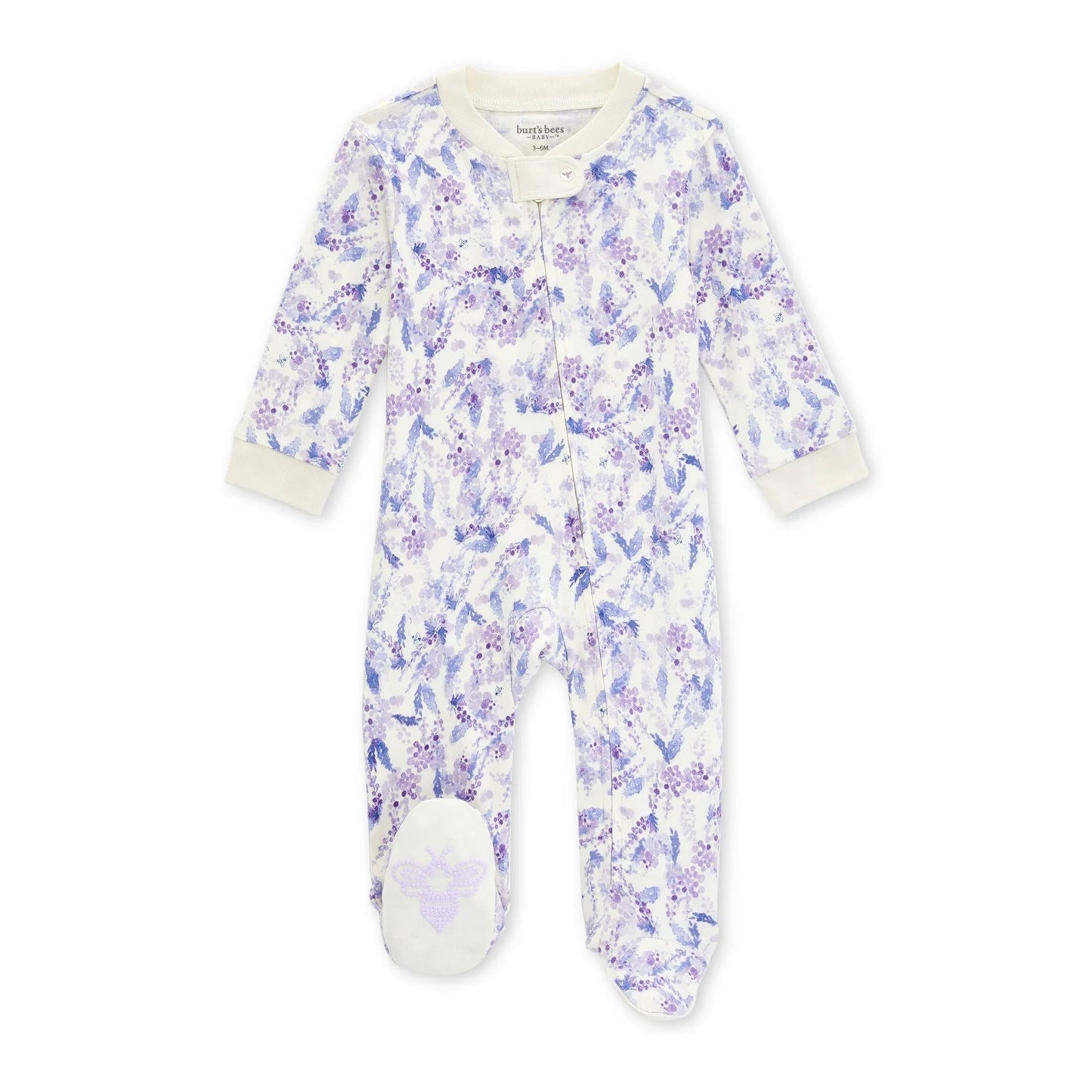 Organic Cotton Baby One Piece Sleep 'N Play, Sizes Newborn-6/9 Months