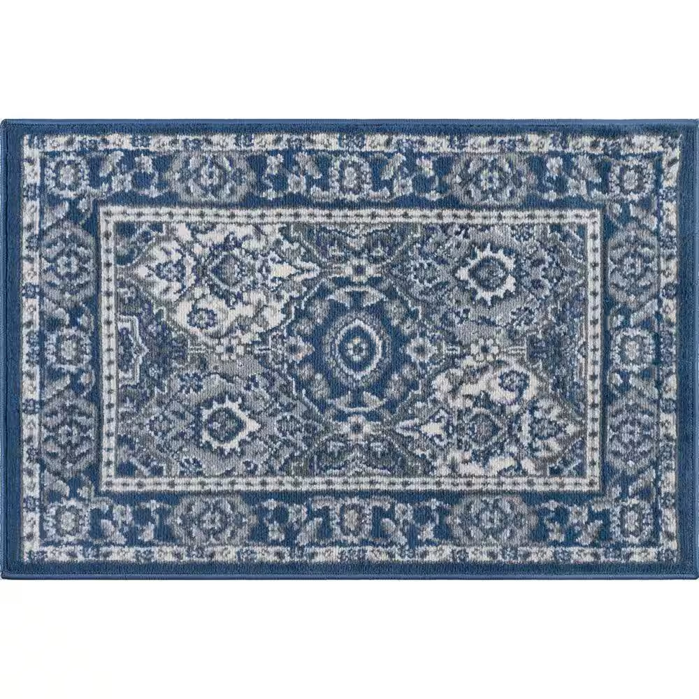 Madison Oriental Gray 8 Ft. round Indoor Area Rug