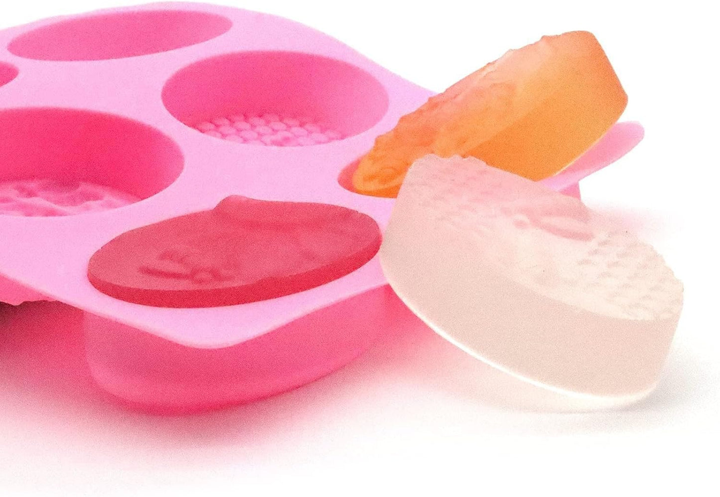 2Pcs Bee Silicone Soap Molds, Honeycomb Molds for Chocolate Jelly Candy Making